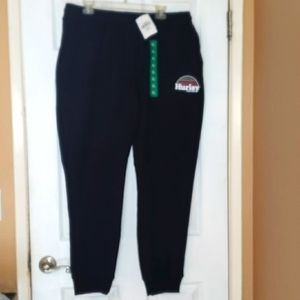 NWT Hurley Men's Black Sweat pants